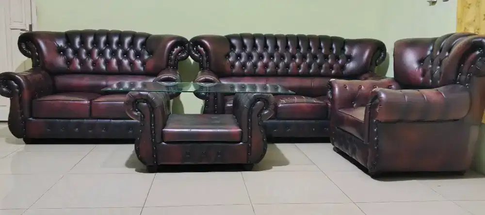 Di jual sofa jaguar tipe 3-2-1 + meja