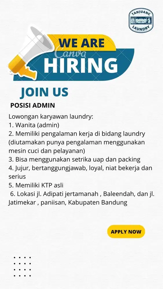 Loker Admin laundry