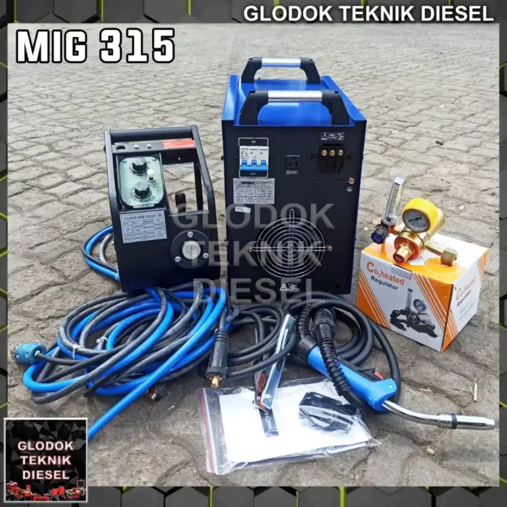 Mesin Las MIG315 CO2 + Wire Freeder Terbaik