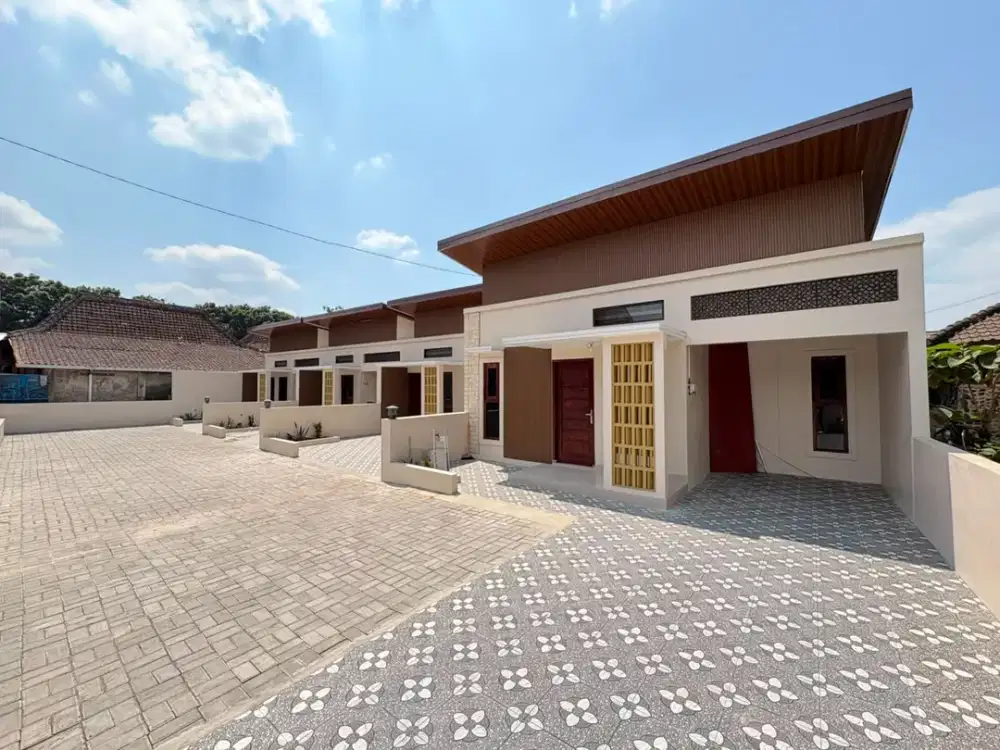 Rumah Cantik di Kalasan Akses Bisa Simpangan 2 Mobil, Lingkungan Tertata
