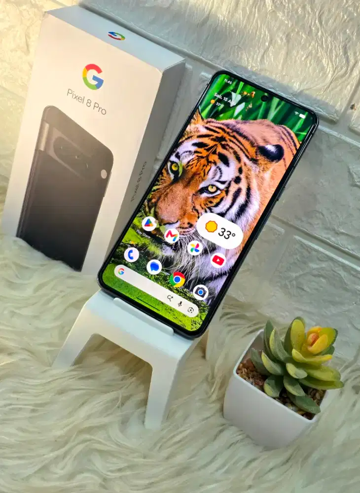 Google Pixel 8 Pro 256Gb Black Bagus Terdaftar
