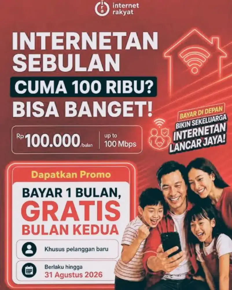 INTERNET RAKYAT 100Mpbs