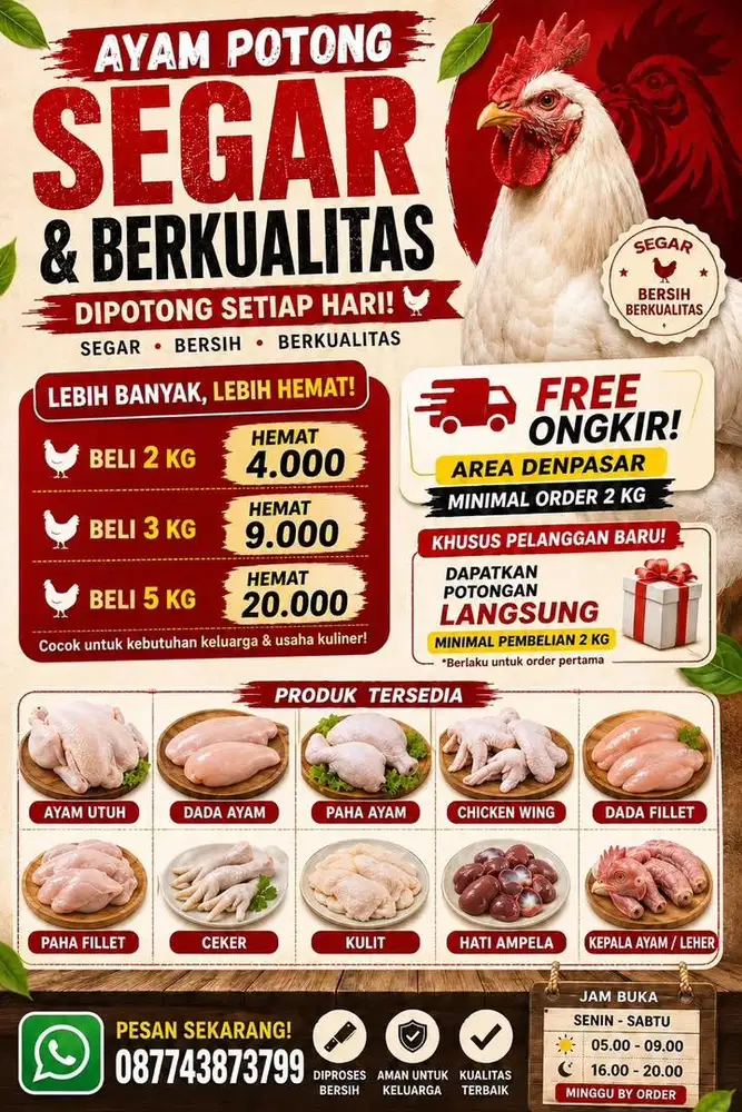 Ayam potong Fresh