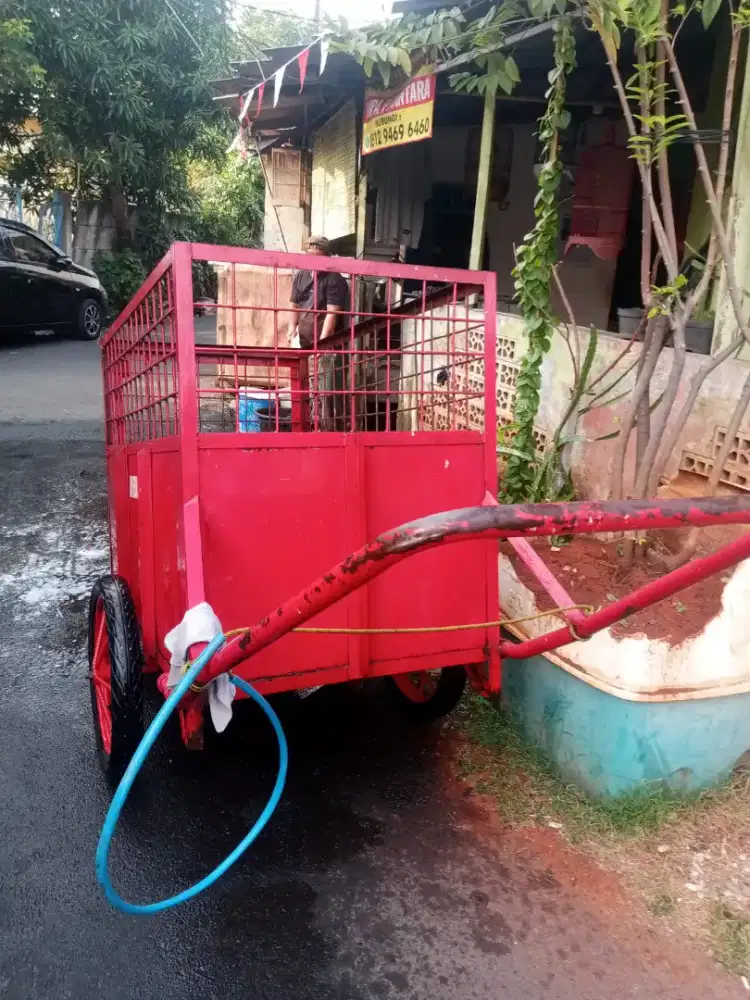 Di jual gerobak besi besar