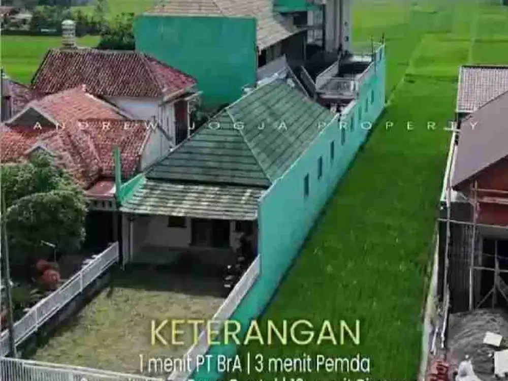 Jual BU Bangunan Ruko dan Rumah Tinggal di Bantul Jogja