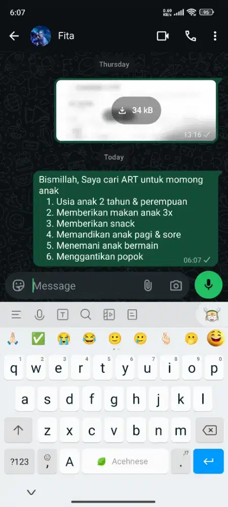 ART Momong Anak