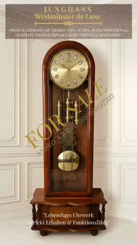Jam Antik JUNGHANS TYPE GF asli buatan Germany
