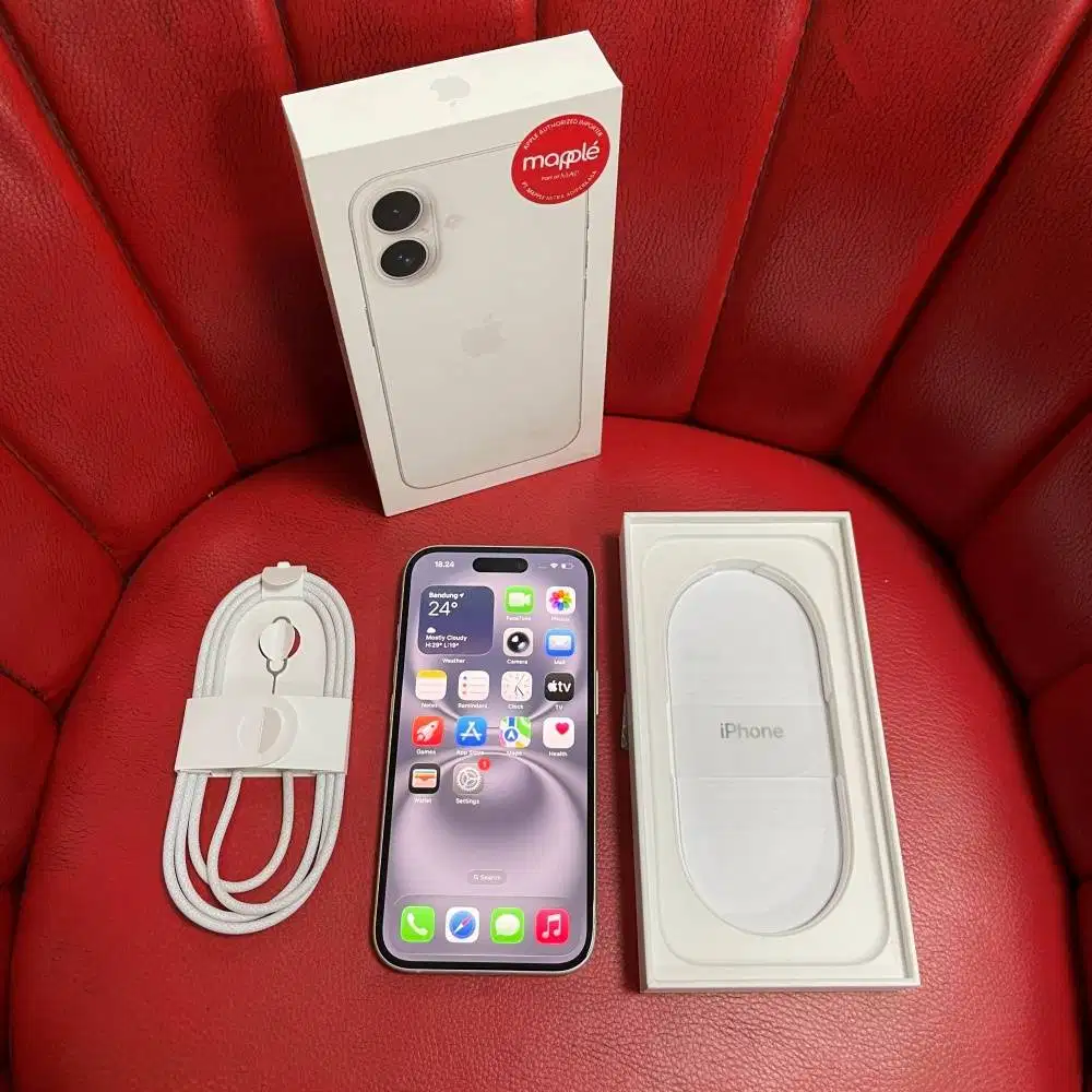 iPhone 16 128gb White Garansi iBox Digimap Aktif Fullset Original