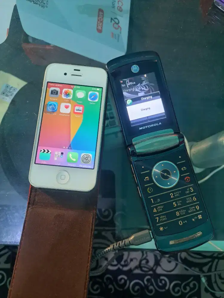 Iphone 4 dan motorola