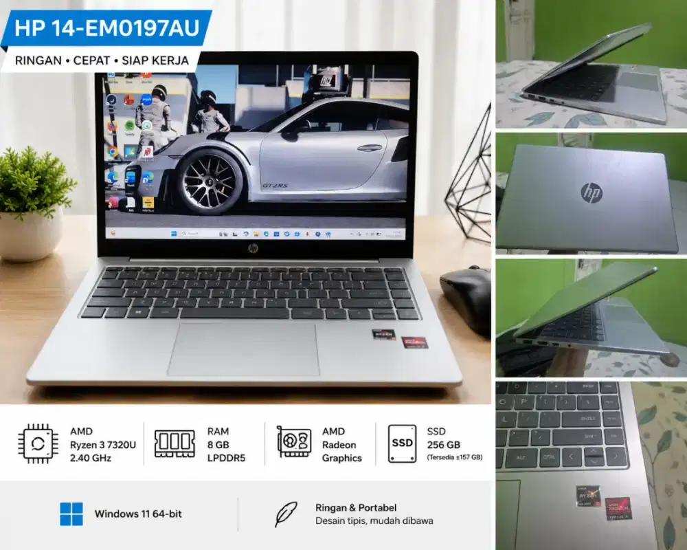DI JUAL LAPTOP SECOND MERK HP 14-em0197AU