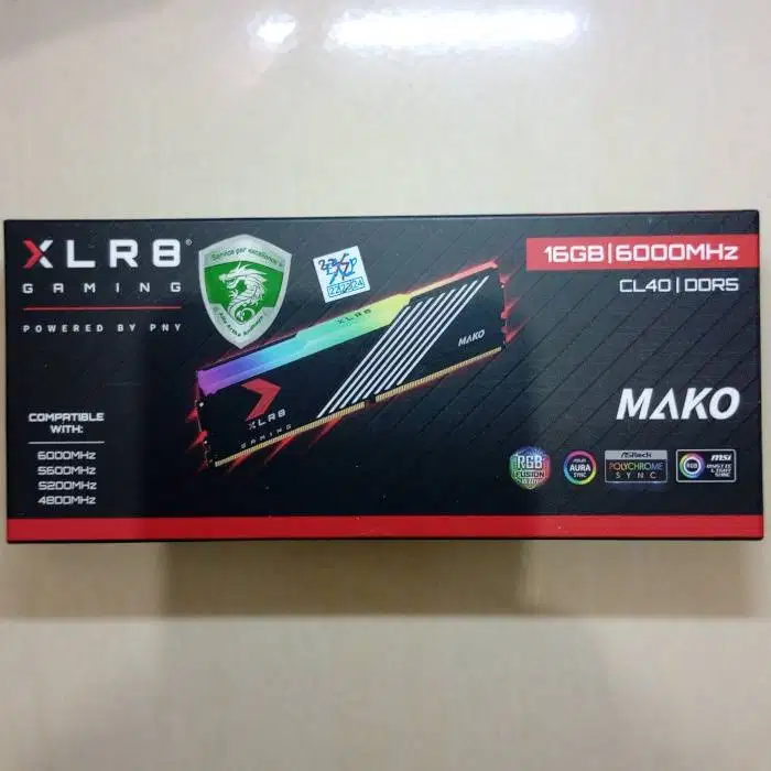 DDR5 16GB 6000MHz XLR8 MAKO