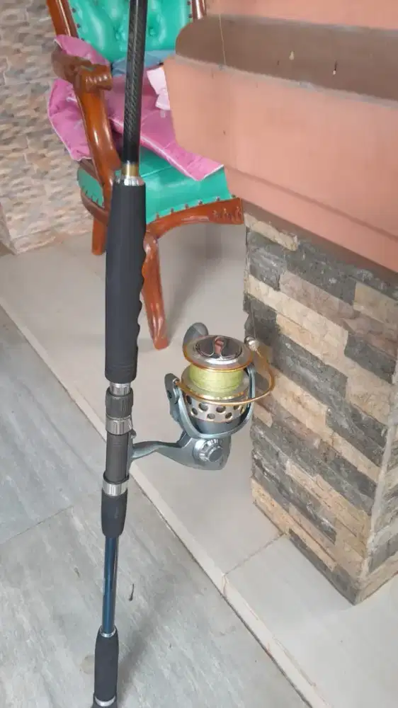 Joran shimano JIGWREX sma reel merk PFLUEGER