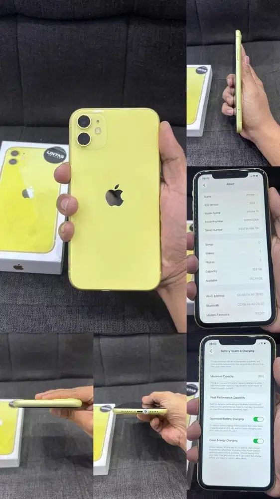 iphone 11 128GB Fullset Likenew Bergaransi