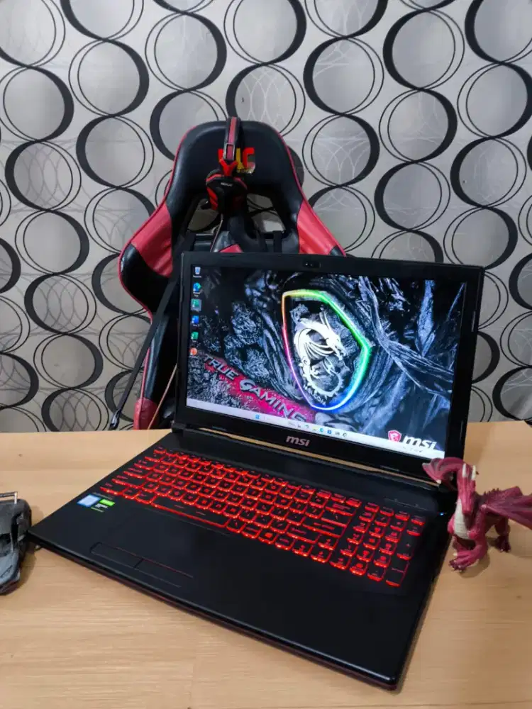 Laptop Desain MSI GL63 Core i7 GTX 1050 Siap Tempur