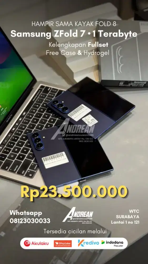 Samsung ZFold 7 second