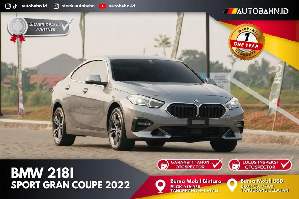 BRI & BSI ON! BMW 218i Sport Line Gran Coupe 2022