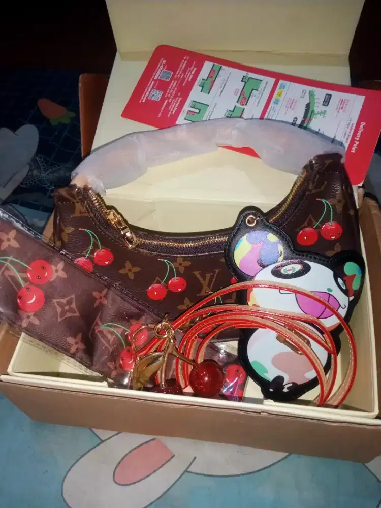 Jual tas cherry cantik