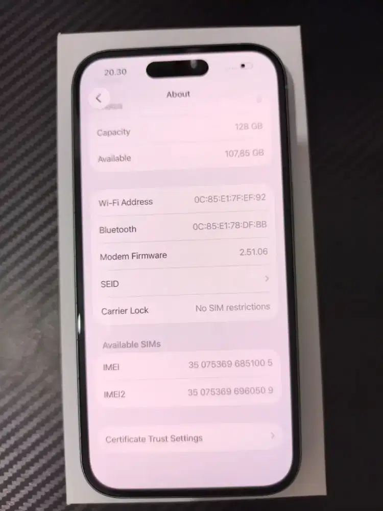 iPhone 16 128GB Ex Inter