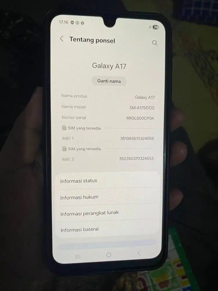 samsung galaxy 17