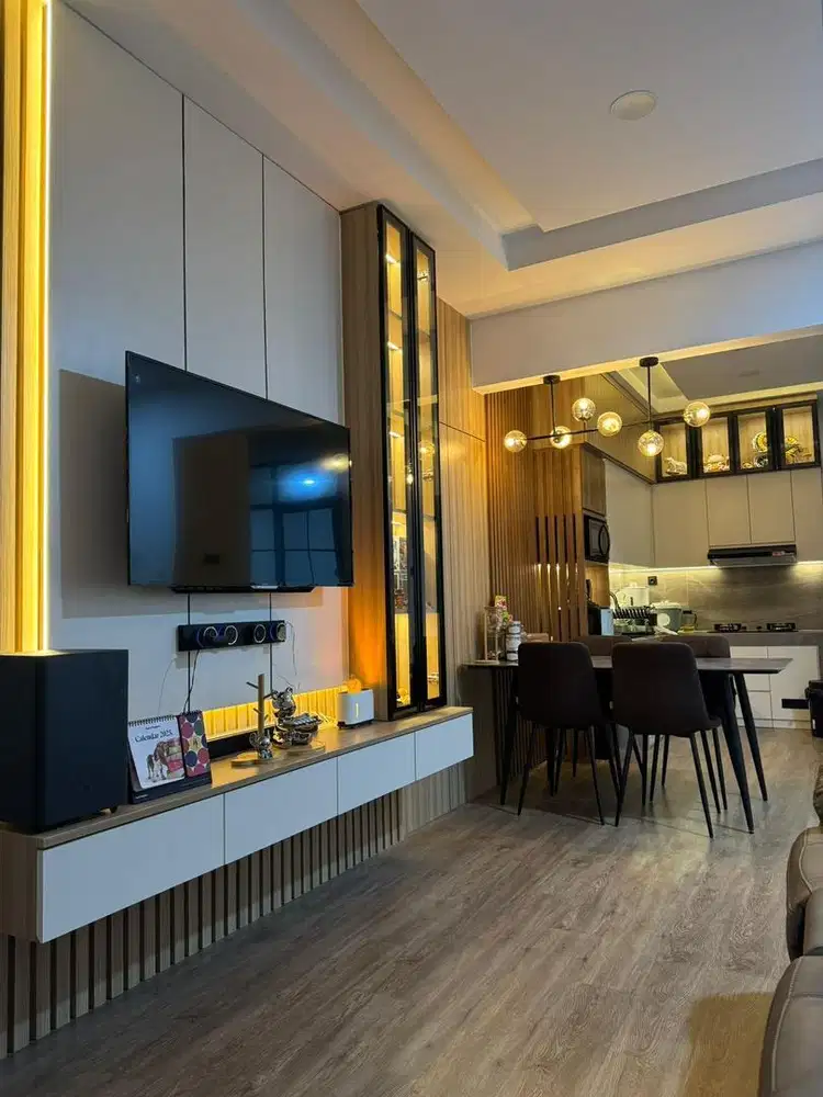 Rumah Golden City Cluster Diamond Full Renov Interior Bebas Banjir