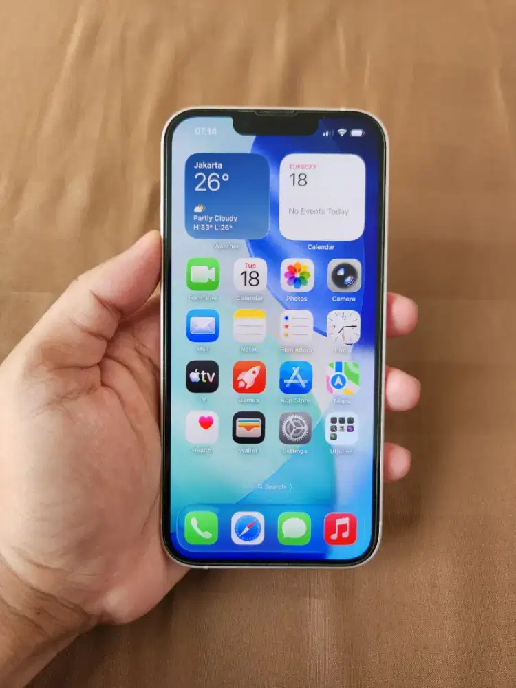 Iphone 13 128GB ex resmi iBox bh85% hp cabel fullmasih orian mulus