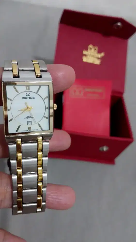 JAM TANGAN ORI WANITA MERK MIRAGE+ BoX LENGKAP