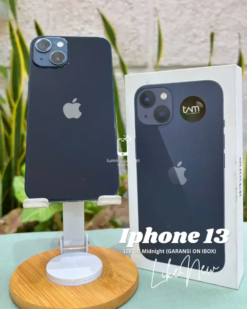 Iphone 13 128 GB Midnight (GARANSI ON IBOX)