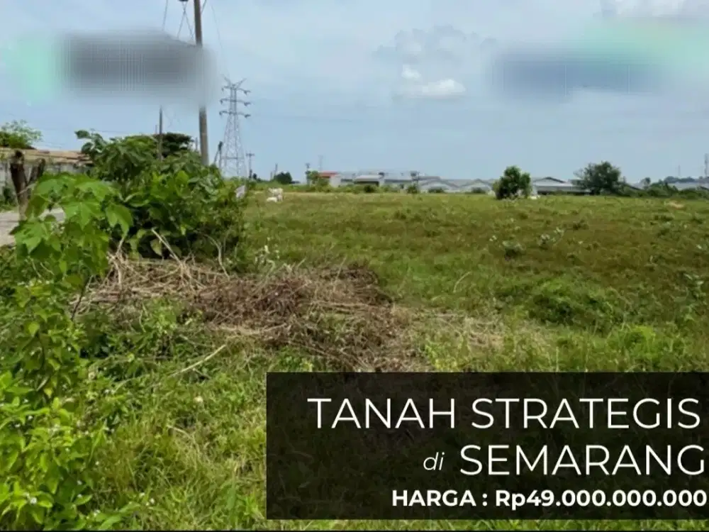 A106 Jual Murah Tanah Lelang di Semarang Kawasan Industri Candi