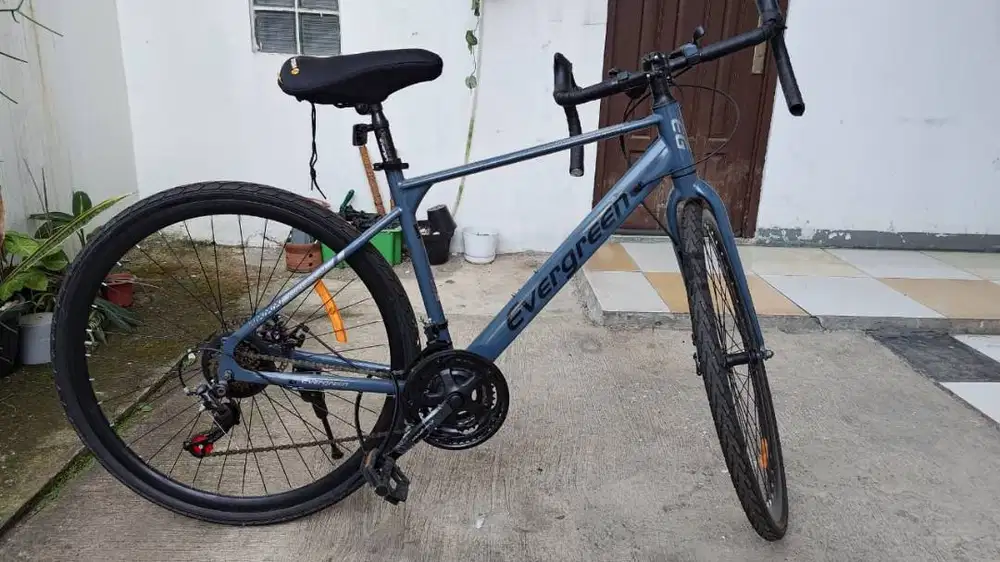 Sepeda Bekas 700C EVERGREEN GRAVEL JAZZ, Road Bike Gravel New