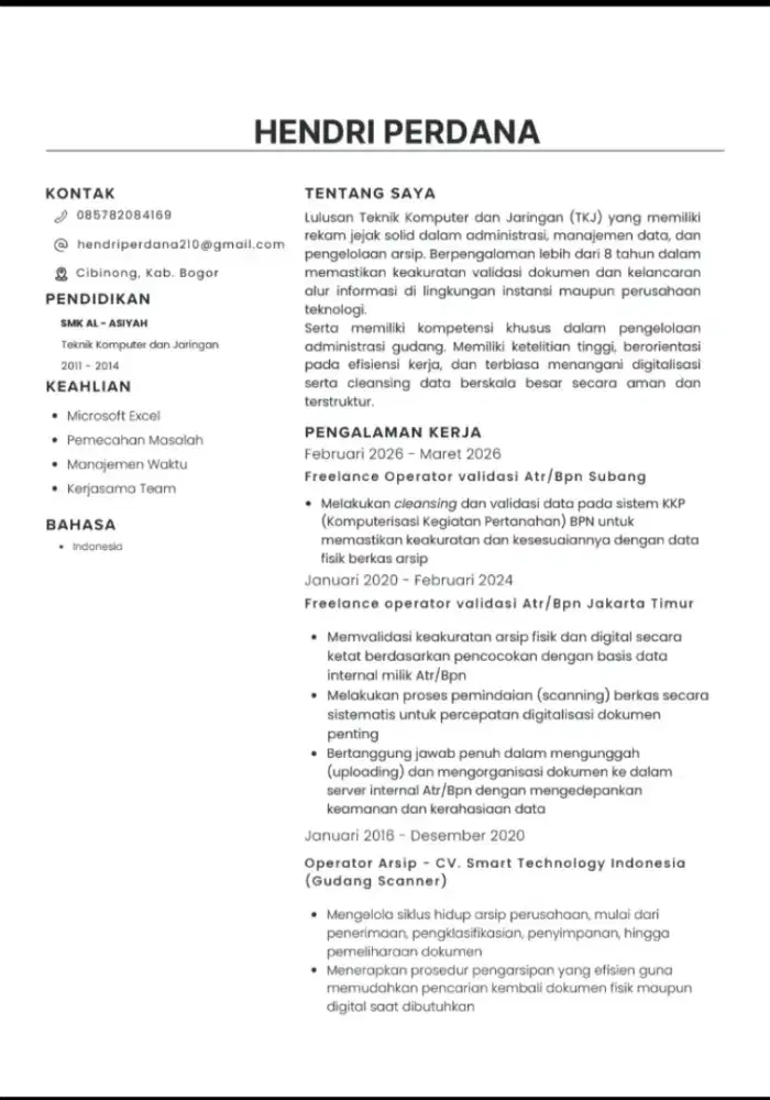 Cari Perkerjaan