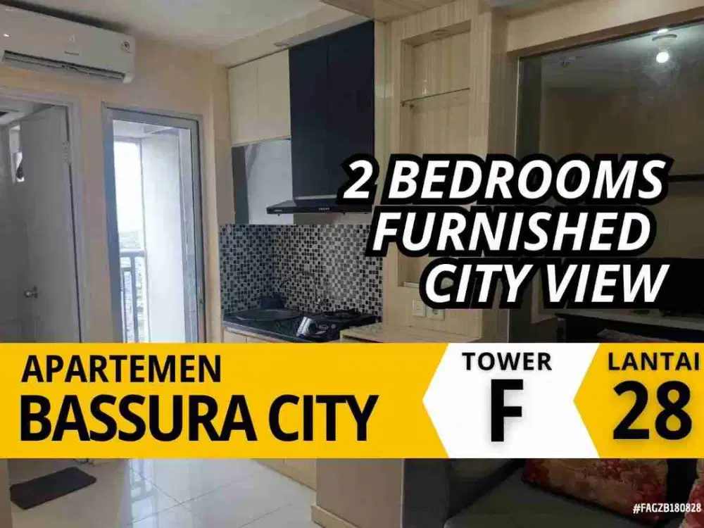 Sewa 3 Bulanan 2 Bedroom Furnished Tower Flamboyan Apartemen Bassura City