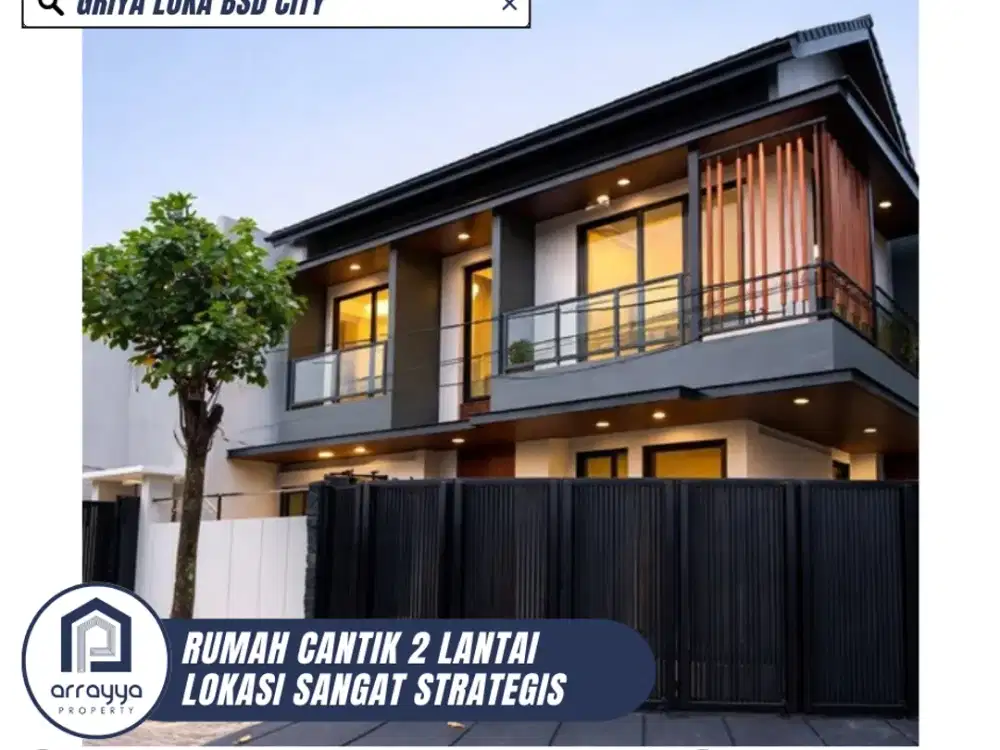 DIJUAL BRAND NEW HOUSE. RUMAH CANTIK SIAP HUNI DI GRIYA LOKA BSD (HRB159)