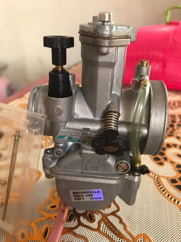 karbu pwk 21 +stelan menjet nya