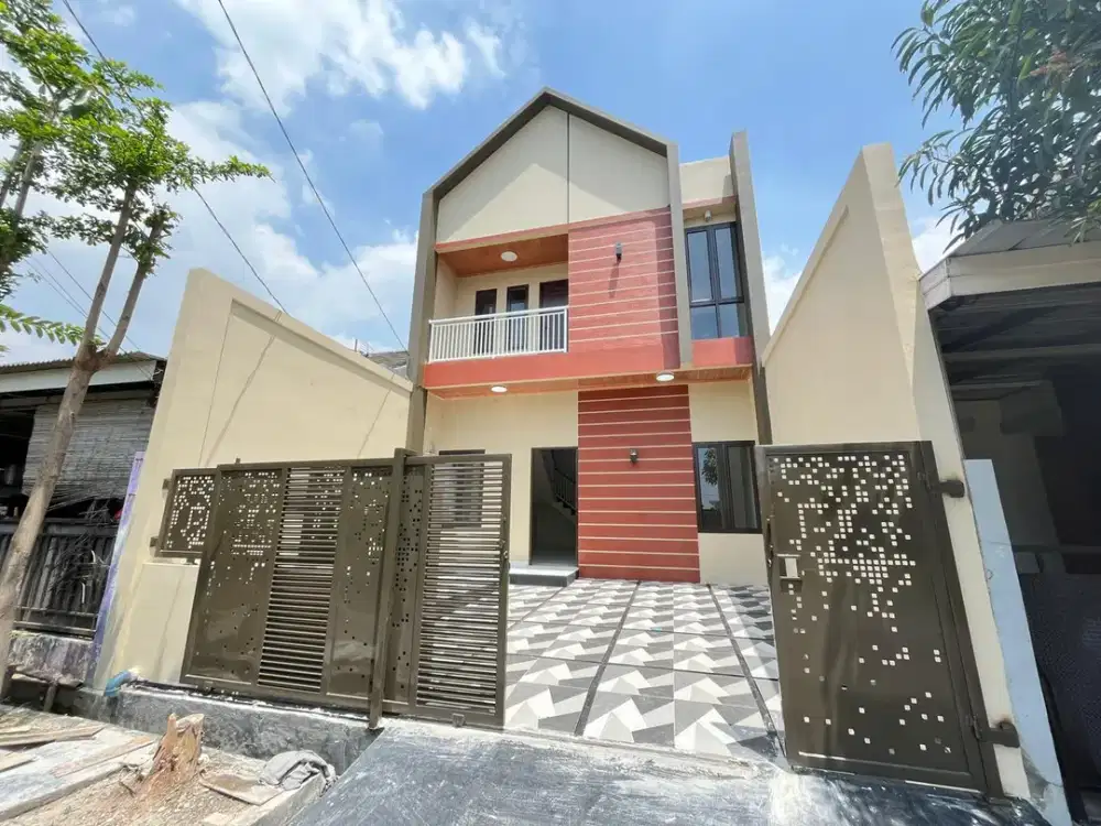 DIJUAL RUMAH MURAH 2 LANTAI DI PERUMAHAN BEKASI TIMUR REGENCY, MUSTIKAJAYA - BEBAS BANJIR