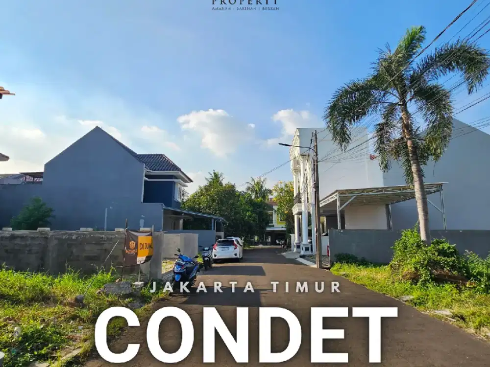 kavling siap bangun lokasi prime condet