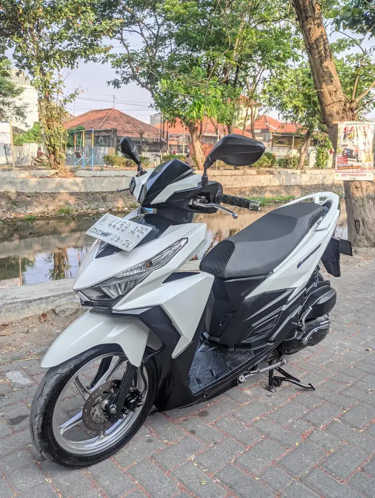 Vario 125cc 2015 Putih Glossy Modif Ringan Dijamin Nyuss