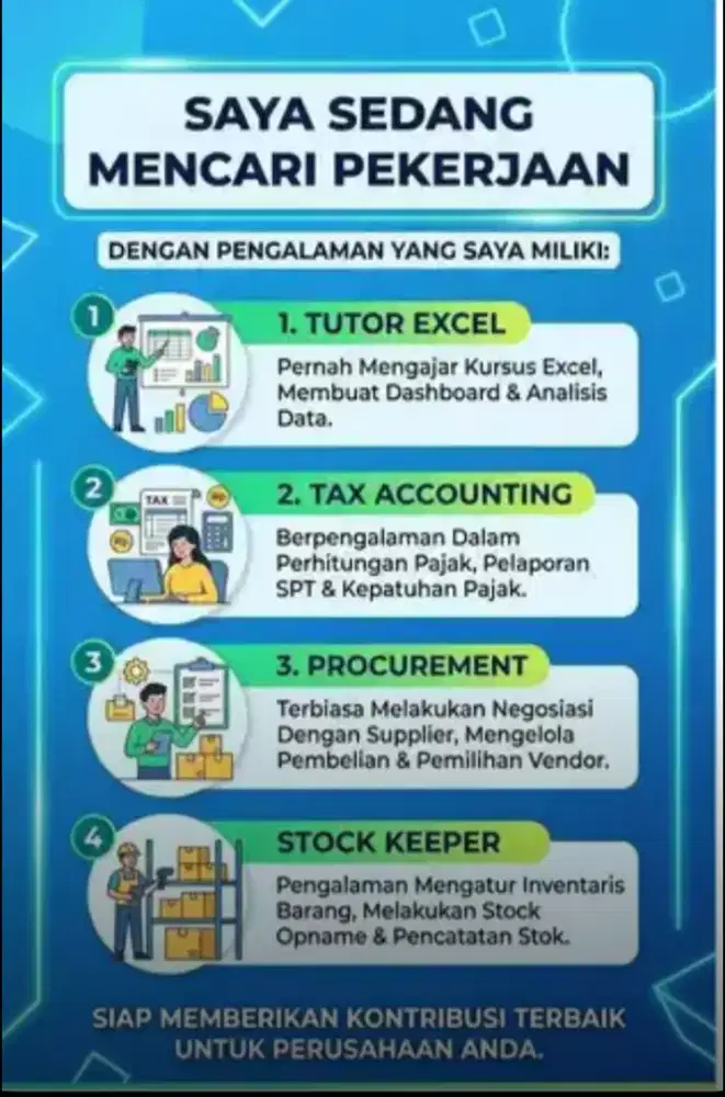 Mencari pekerjaan accounting pajak