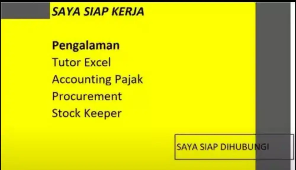 Cari kerja akunting dan perpajakan