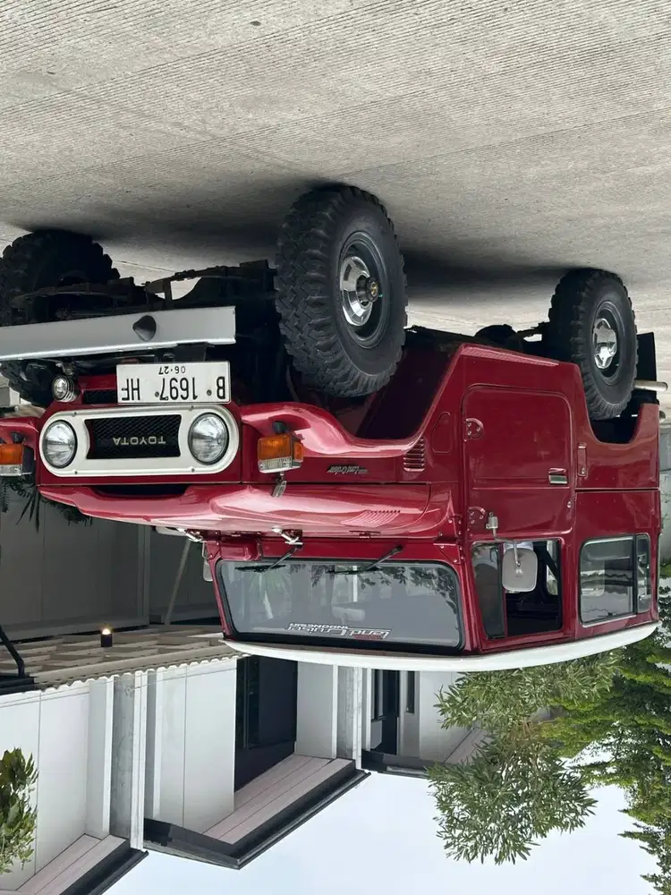 Toyota Hardtop FJ40 1977 red merah bu cruuiser fj40 1976/1978 original