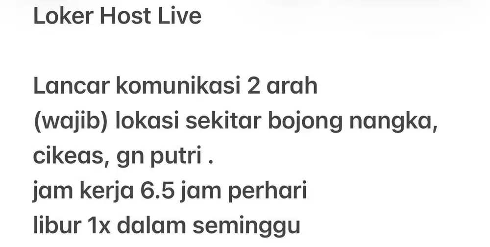 LOKER HOST LIVE