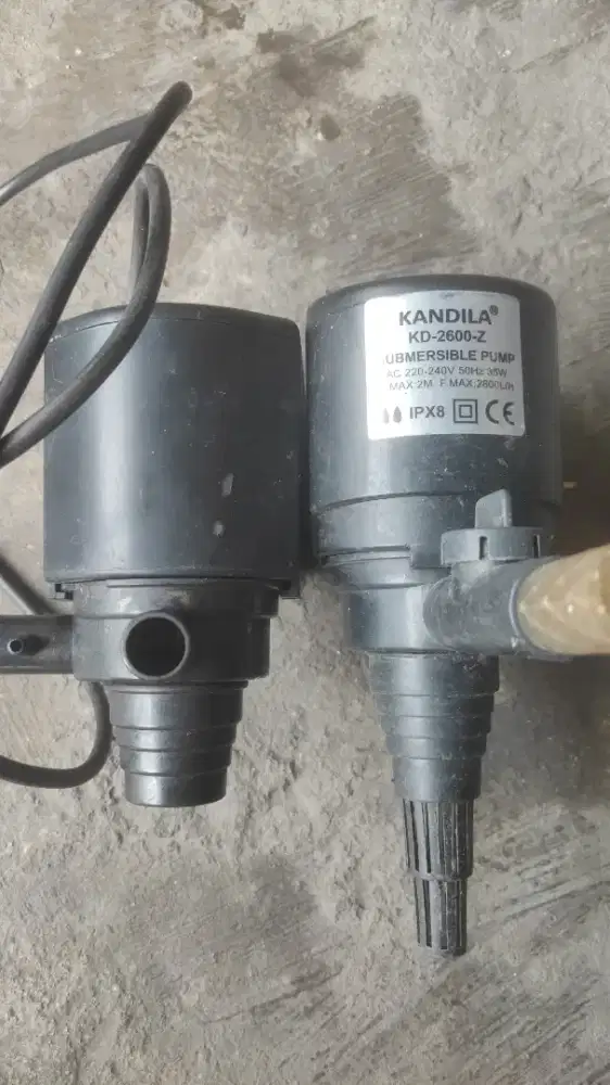 2 Filter aquarium kandila