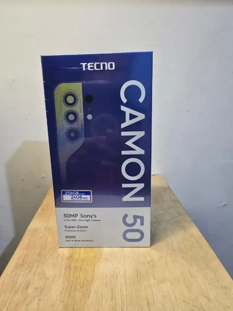 Tecno camon 50 new segel