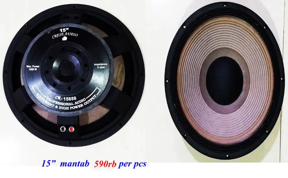 speaker 15 inch mentah