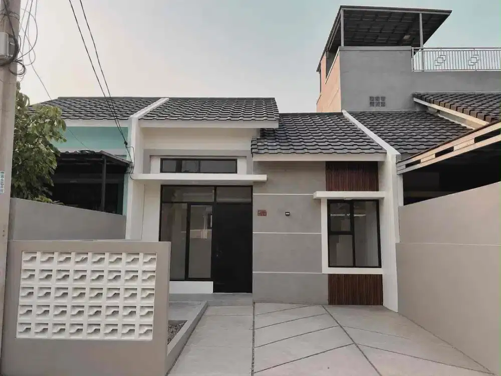 Rumah tanpa DP dekat 2 Stasiun