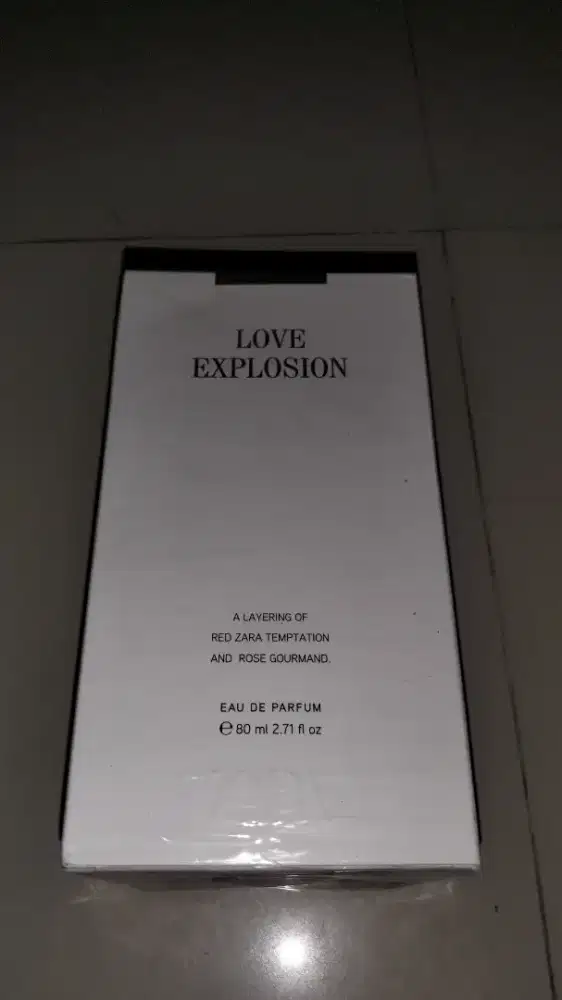 PARFUM ZARA LOVE EXPLOSION EDP 80ML (2.71 FL. OZ)