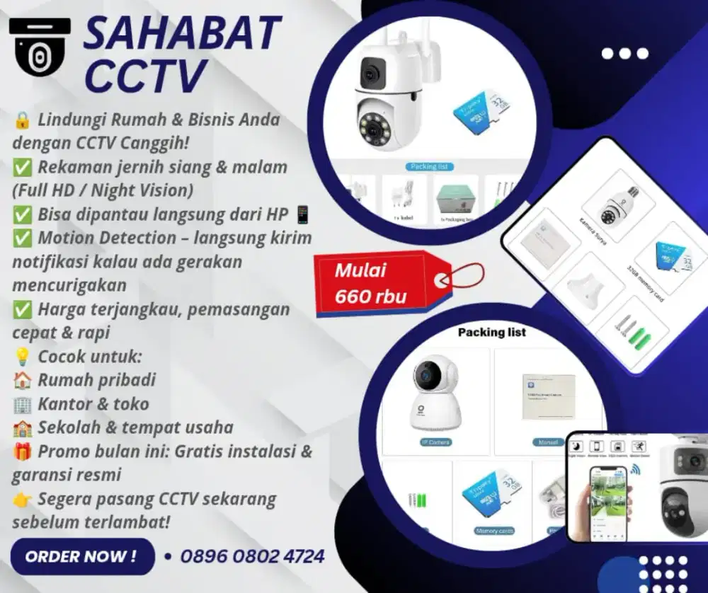CCTV pantau via Hp
