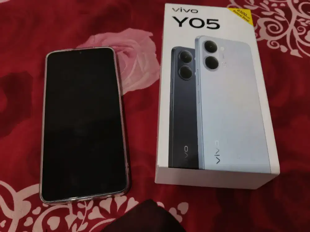 Vivo Y05 4/128gb grs sd april 2027 fullset second