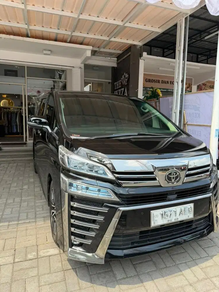 Toyota Vellfire 2.5 G ATPM 2021 Black Mulus Pemakaian Pribadi