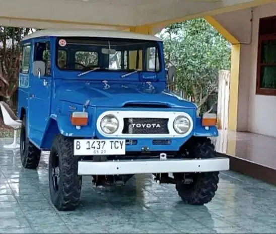 Toyota Landcruiser FJ40 1978 biru LC FJ40 full restorasi ori 1977/1979