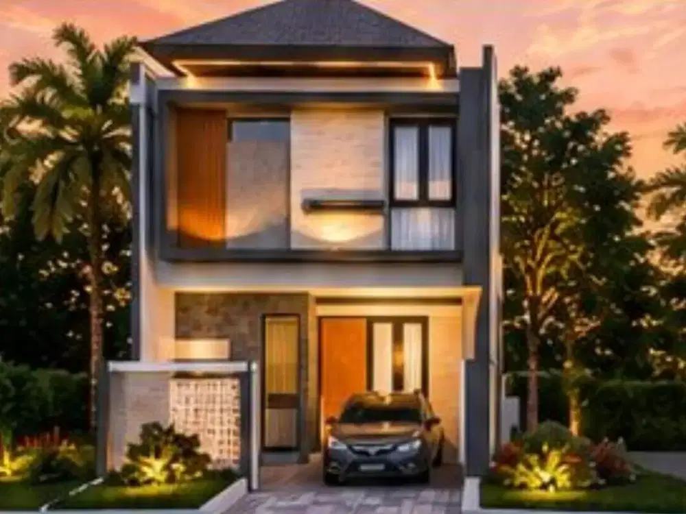 Rumah 2 Lantai Baru Minimalis SHM di Taman Pondok Indah Wiyung